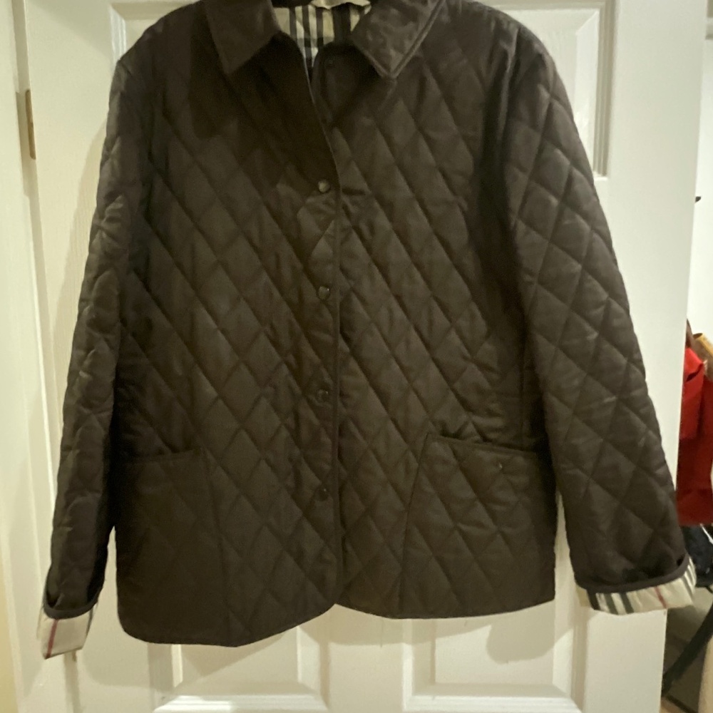 Burberry quilted jacket, made in England XL